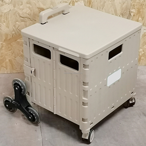 Xe đẩy hộp lưu trữ doanh thu với Wheelie cắm trại ngoài trời tay kéo tổ chức gấp xe đẩy sinh viên tải sách - Product Image 6