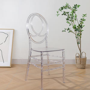 Прозрачные пластиковые обеденные стулья из поликарбоната, штабелируемые банкеты для внутреннего/наружного ресторанного мероприятия, современная свадебная мебель для дома - Product Image 4