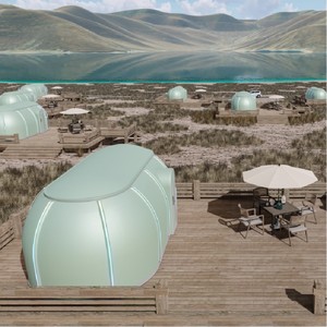 Dômes géodésiques transparents en polycarbonate pour l'extérieur, tentes de glamping, tentes de fête familiale, observation <span class=keywords><strong>des</strong></span> étoiles, capsule préfabriquée pour <span class=keywords><strong>la</strong></span> maison - Product Image 2