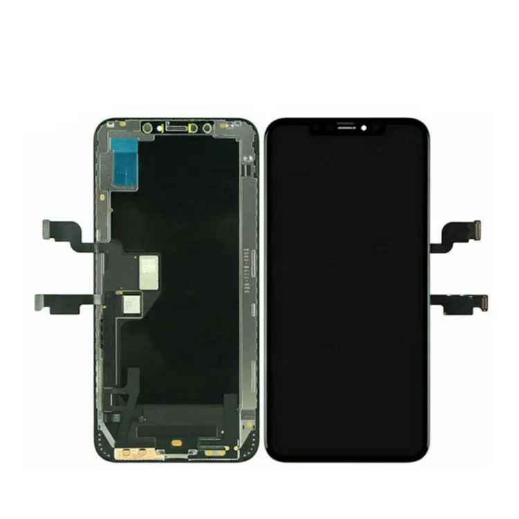 TFT Kualitas Sempurna dengan Warna Hangat Bening Layar Sentuh Lcd untuk iPhone XS Max LCD Sentuh dengan Kaca Selesai