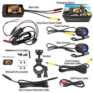 Cámara para Motocicleta SE60 con Doble Lente, Grabación HD 720P, Resistente al Agua, <span class=keywords><strong>Pantalla</strong></span> HD <span class=keywords><strong>de</strong></span> 3.0 Pulgadas, Sistema DVR con Lentes Delantero y Trasero - Product Image 6