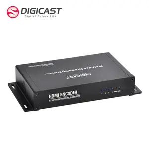 4 Kanal HD 1080P IPTV Encoder Full HD H.265 IP Encoder Streaming Video HTTP UDP RTMP ONVIF Live