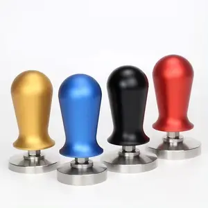 WDT Distribution Tool Stainless Steel Barista 51mm 53mm 58mm Self-Leveling Espresso Press Coffee Tamper