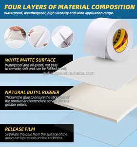 Ruban de réparation de toit de camping-car adhésif acrylique UV et résistant aux intempéries 4 \ "<span class=keywords><strong>X</strong></span> 50 'arrête définitivement les fuites de toit de camping-car - Product Image 2