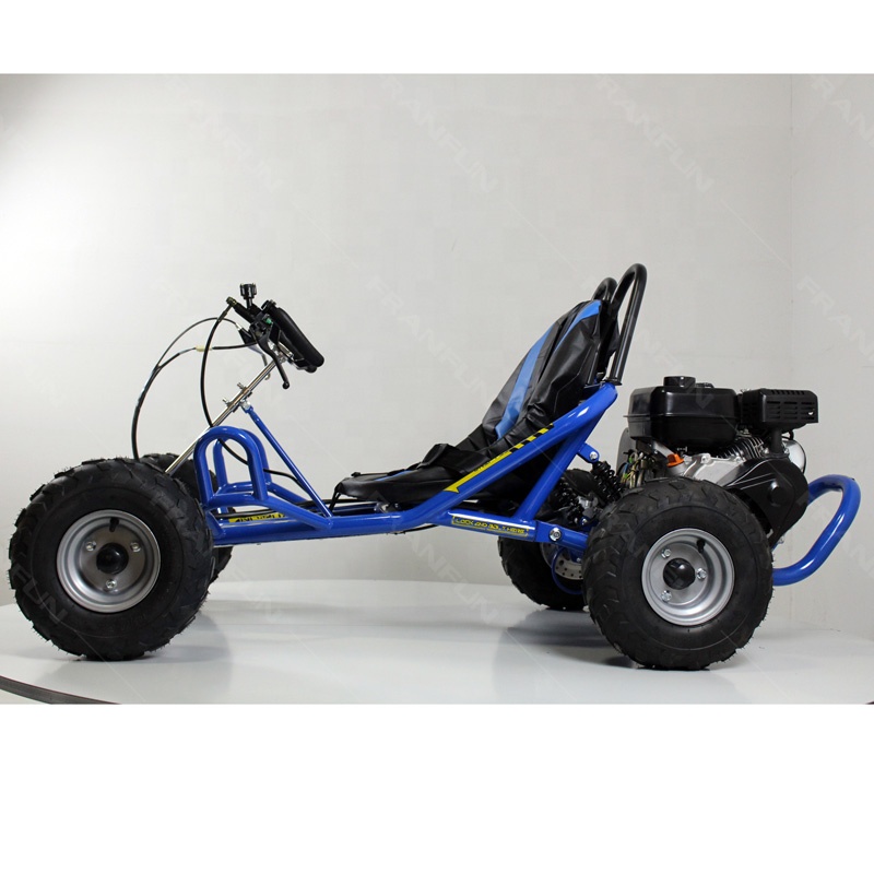 عربة بأربع عجلات 2WD للطرق الوعرة 196CC للمراهقين والبالغين Go-cart تعمل بالوقود متعة Go-kart