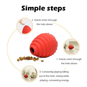 Juguete <span class=keywords><strong>para</strong></span> gatos y <span class=keywords><strong>perros</strong></span>: Pelota masticable resistente a mordeduras, antirozaduras, <span class=keywords><strong>para</strong></span> limpieza dental y entretenimiento de cachorros. - Product Image 2