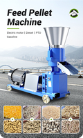 Nouvelle petite machine à granulés d'aliments électriques pour volailles, bovins, moutons - Construction en acier allié, haute capacité, utilisation agricole et domestique