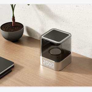 Altavoz de control remoto para juegos, bombas de sonido deportivas estéreo, tarjeta TF envolvente 360 con iluminación Rgb, altavoz BT, hora del reloj para fiesta - Product Image 4