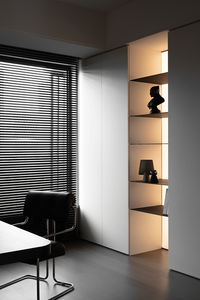 การแสดง3D ภายในที่เรียบง่ายสำหรับบ้านในเมืองที่ทันสมัยรูปแบบที่เรียบง่ายสีที่เป็นกลางสำหรับห้องนอนขนาดกะทัดรัดห้องครัวมืออาชีพ - Product Image 6