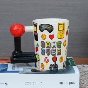 Solhui-tazas de cerámica para niños, <span class=keywords><strong>juego</strong></span> de tazas de cerámica para café con mango de <span class=keywords><strong>juego</strong></span>, venta al por mayor - Product Image 2