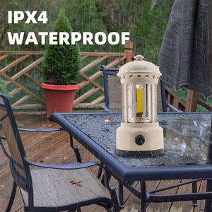 Portable Waterproof <strong>Battery</strong> <strong>Powered</strong> LED Tent Rechargeable Camping <strong>Lantern</strong> Light Lamp for Indoors Outdoors - Product Image 3