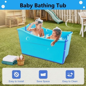 <span class=keywords><strong>Baignoire</strong></span> <span class=keywords><strong>pliable</strong></span> pour tout-petits <span class=keywords><strong>baignoire</strong></span> de douche portable légère pour bébé petits chiens chats animaux de compagnie <span class=keywords><strong>baignoire</strong></span> - Product Image 6