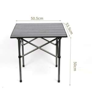 Petite <span class=keywords><strong>table</strong></span> carrée <span class=keywords><strong>pliante</strong></span> <span class=keywords><strong>pour</strong></span> l'extérieur <span class=keywords><strong>Table</strong></span> <span class=keywords><strong>et</strong></span> <span class=keywords><strong>chaise</strong></span> de <span class=keywords><strong>camping</strong></span> portable en acier au carbone <span class=keywords><strong>Table</strong></span> de pique-nique <span class=keywords><strong>et</strong></span> de barbecue <span class=keywords><strong>pour</strong></span> voiture <span class=keywords><strong>et</strong></span> voyage sur la route - Product Image 2