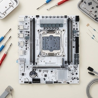 Carte mère HUANANZHI X99-4MF PLUS DDR4 M-ATX pour ordinateur de bureau, carte mère de jeu, prend en charge le processeur de plateforme LGA2011-3