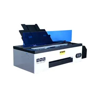 A3 Kaus Film PET Transfer Panas Printer Dtf dengan Mesin Shake Powder Printer DTF untuk L1800