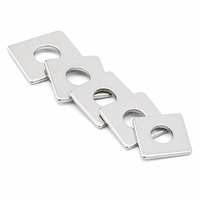Custom 304 316 Stainless Steel Square Washer DIN 436 Square Flat Plate Gasket Metric Fastener Hardware Supply Wholesale