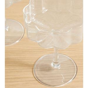Hand-blown Flower Shaped Martini <b>Glass</b> Party Bar Creative Cocktail Wine <b>Glasses</b> - Product Image 5