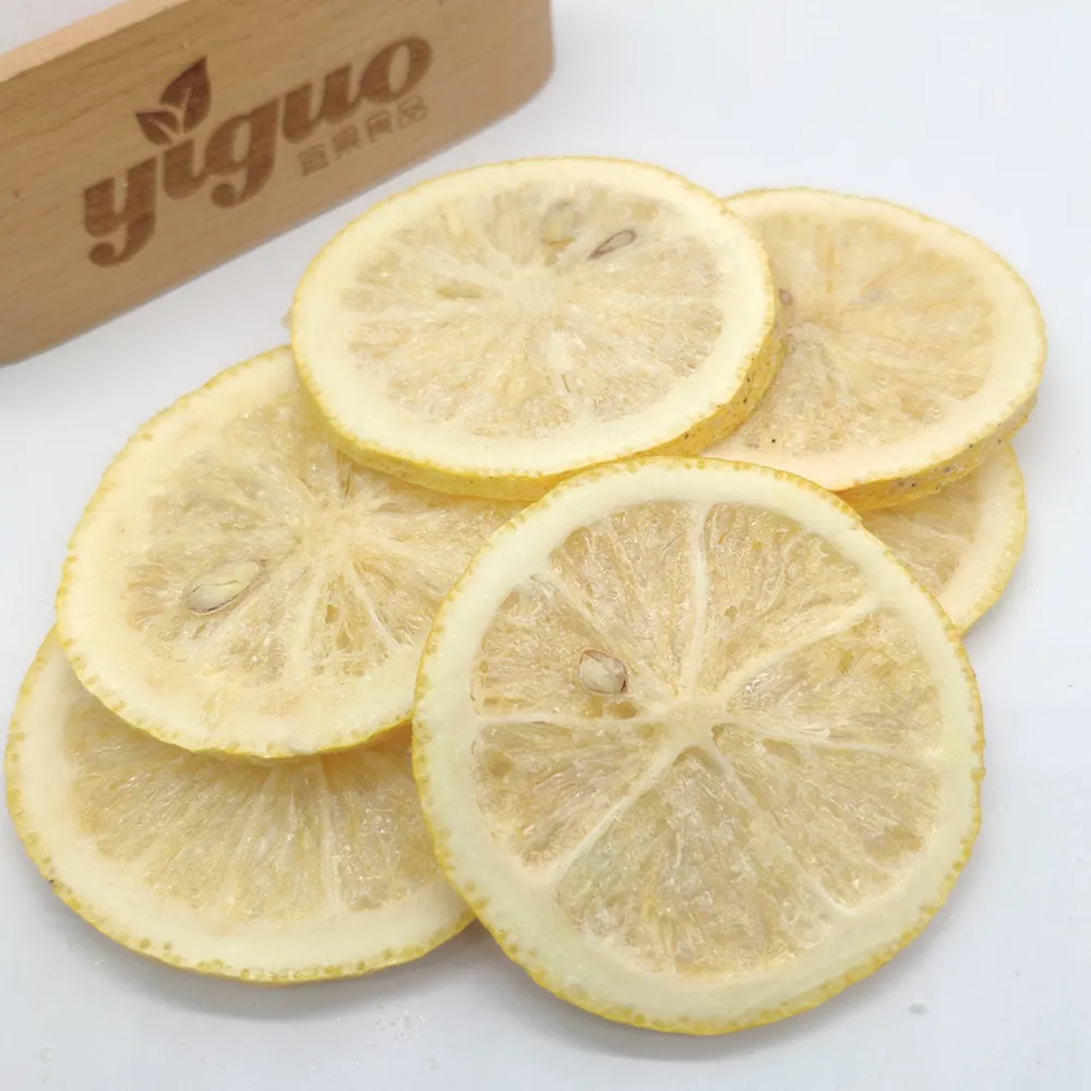 Potongan Lemon Kering Beku Buah Kering Kualitas Tinggi Harga Rendah FD Makanan Ringan Grosir Grosir Makanan Ringan