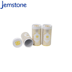 Emballage en tube de papier de luxe, cylindre en carton kraft, emballage de capsules de thé en vrac de qualité alimentaire, recyclable, design personnalisé - Product Image 1