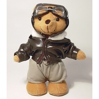 Veste en PU faite à la main de haute qualité cbear peluche
