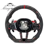 Volant en fibre de carbone LCI pour BMW G01 G02 G05 G06 G07 G08 G11 G12 G14 G15 G16 G17 G20 G29 G30 G31G32 G80 G82 F92 X3 X4 X5