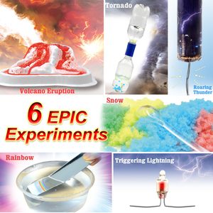 Saperne di più sul fenomeno naturale e osservare l'eruzione del vulcano da questa scienza esperimenti educativi kit giocattoli - Product Image 3