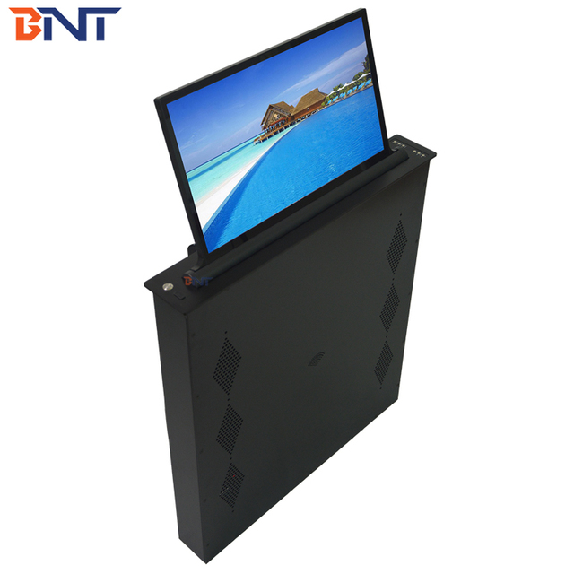 Furniture Office Desk Motorized Monitor Lift Monitor for Zoom Conference Room