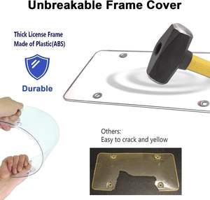 Y5503แผ่น<span class=keywords><strong>ป้าย</strong></span><span class=keywords><strong>ทะเบียน</strong></span><span class=keywords><strong>รถ</strong></span>แบบใสไม่แตกหักเพื่อป้องกันป้าย<span class=keywords><strong>ทะเบียน</strong></span><span class=keywords><strong>รถ</strong></span>แบบอเมริกัน - Product Image 3