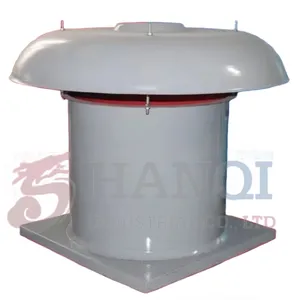 Anti-corrosion, firefighting and smoke exhaust factory building exhaust low-noise fiberglass roof axial flow fan