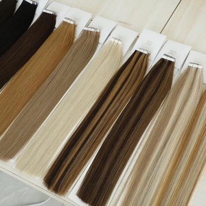 เทปต่อผมแท้ เส้นผมมนุษย์บริสุทธิ์ แบบมองไม่เห็น ไร้รอยต่อ ผมตรง หนา ปลายผมยาว ติดทนนาน ไม่หลุดร่วง ไม่พันกัน สำหรับผู้หญิง - Product Image 1