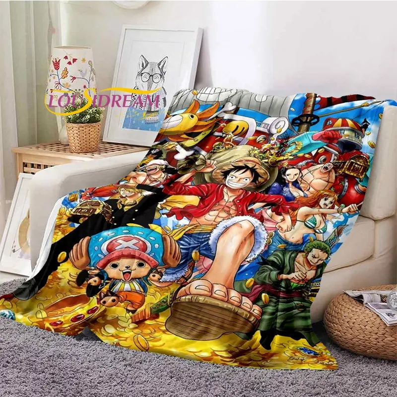 Anime one pieced Blanket Design Flannel Blankets Adult Sherpa Blankets