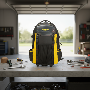 Sac à outils Stanley Fatmax avec roulettes et poches pour outils et équipement - Product Image 3