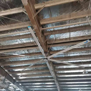 مروحة سقف صناعية صامتة 36 ديسيبل مع تحكم ذكي عبر التطبيق للمطارات والملاعب - Product Image 5