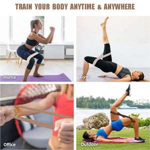SZX – bande de résistance pour Yoga et Fitness, 600x50mm, 5 niveaux, élastique épaissi, pour exercices intérieurs et extérieurs, étirements et entraînements - Product Image 5
