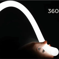 Créativité LED moderne: 360 degrés de tube néon flexible pour le bricolage, design pliable pour des styles de plafond uniques, choix coloré
