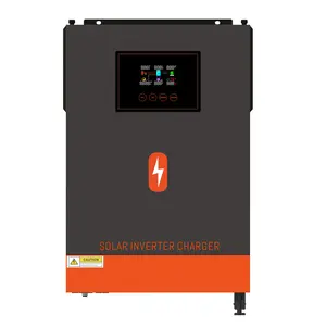 PowMr 6.2KW 24VDC כדי 110VAC מחוץ לרשת מהפך עם 120A MPPT שמש בקר