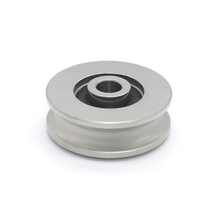 Roue de guidage à rouleaux en acier inoxydable tout métal S625RS en gros avec rainure en U, roulement à billes à gorge profonde 5*25*8mm - Product Image 3