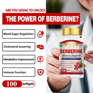 Капсулы с берберином и MCT-маслом для поддержки уровня глюкозы, сахара в крови и холестерина, способствующие усвоению (OEM/ODM) - Product Image 3