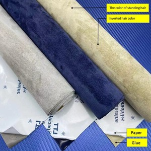 Rivestimento Adesivo Elastico in Camoscio 150cm*42cm, Autoadesivo su Quattro Lati, per Modifiche Interne <span class=keywords><strong>Auto</strong></span>, Colonne AB, Patch per Banco da Lavoro - Product Image 3