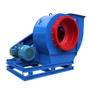 Centrifugal Fan Steel Duct Fan 380 V Ac Motor Blue Industrial Use - Product Image 2