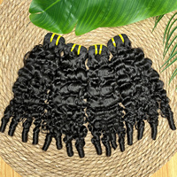 Extensions de cheveux humains vierges bruts, boucles spiralées bouclées birmanes, cuticules alignées, Remy, 100% non traités, extensions de cheveux bouclés birmanes
