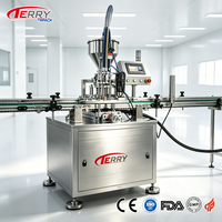 Machine de remplissage automatique de crème, de lotion et de pâte liquide épaisse à pompe à piston pour cosmétiques, fabriquée en Chine