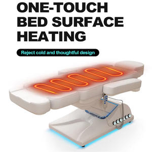 Profesyonel Spa termal paslanmaz çelik taban geniş elektrik 3 motorlar çukurluğu tedavi için ayarlanabilir masaj masa yatak - Product Image 3