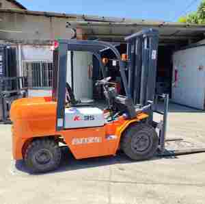 Meilleure vente Chariot élévateur diesel à roues Heli K35 3,5 tonnes Puissance élevée Bon état Garantie 1 an Peinture d'origine Utilisé Terrain accidenté - Product Image 4