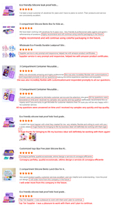 Hot bán cấp thực phẩm <span class=keywords><strong>Silicone</strong></span> Hộp Ăn Trưa trẻ em di động trẻ em Bento hộp cao su thực phẩm lưu trữ <span class=keywords><strong>container</strong></span> với 3 ngăn - Product Image 6