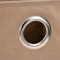 Boîte de rangement recouverte de tissu grande capacité 31*31*31 cm boîtes de rangement pliantes pratiques de conception de rectangle pliable