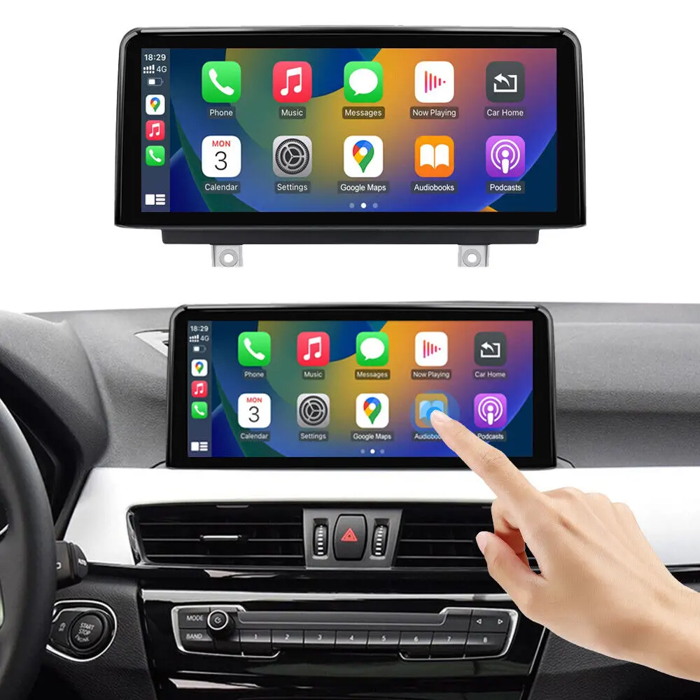 Carplay automatique 10.25 ''pour BMW NBT X1 F48 2015-2018 avec lecteur multimédia d'autoradio système NBT