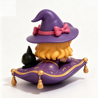 Figurine promotionnelle personnalisée Tapis Magique Fille en ABS/PVC 12cm, jouet de collection, ornement de bureau, cadeau, statue d'art personnalisée