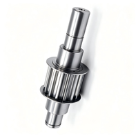 Pièces usinées sur commande OEM CNC pour tours, poulie de courroie de distribution T5 AT5 T2.5 AT3 S3M, roue synchrone haute précision en acier et aluminium