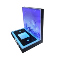 Vitrine de Présentation de Comptoir en Acrylique avec Lumière LED